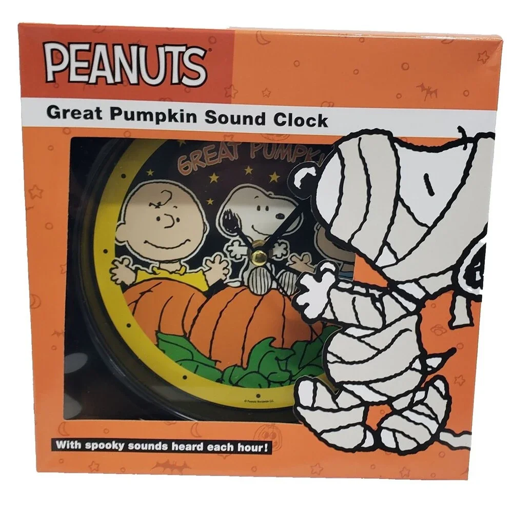 Round Plastic Spooky Sound Wall Clock (8